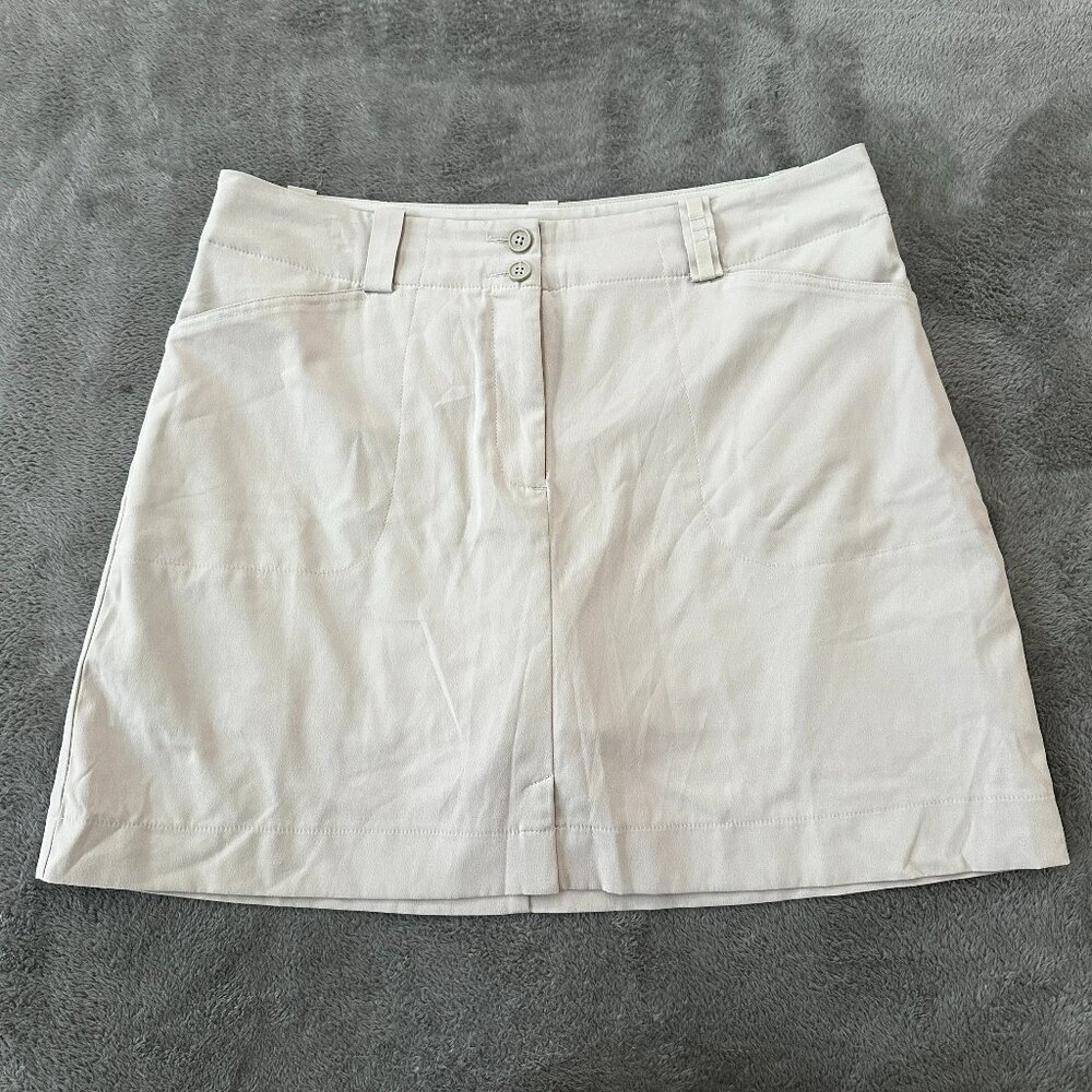 Nike Golf Fit Dry Neutral Skort Skirt Women's 12 Athletic Preppy Academia